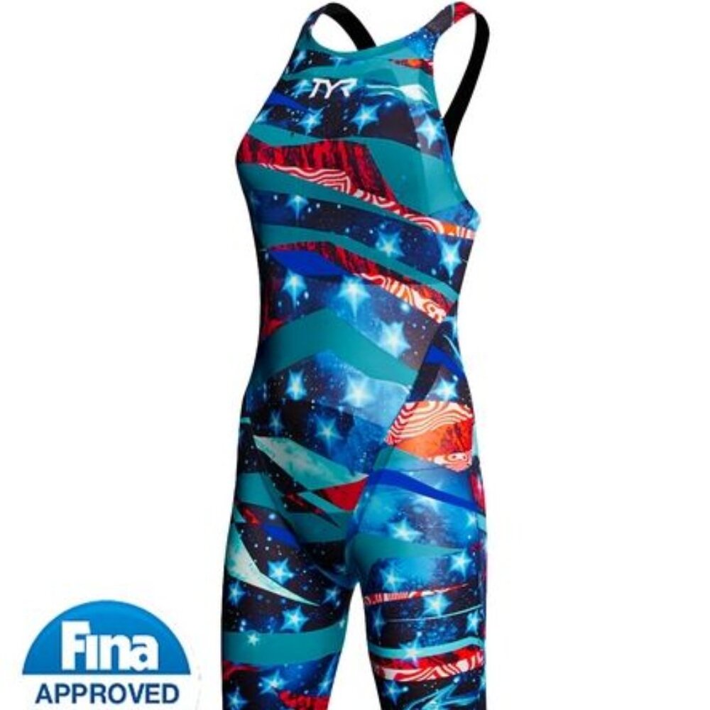 TYR Limited Edition Avictor Omaha Nights Open Back Kneeskin Tech Suit Si…